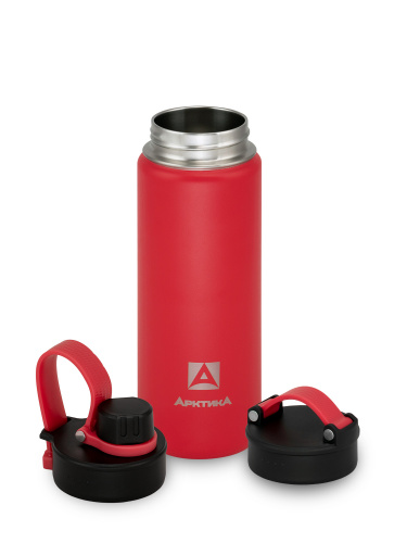 Термос "Арктика" 708-530S красный ( с доп пробкой  с питьевой системой)