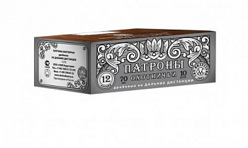 Патрон к.12х70 №3 СКМ 36гр п.Россия, "Русь" 1уп/25шт