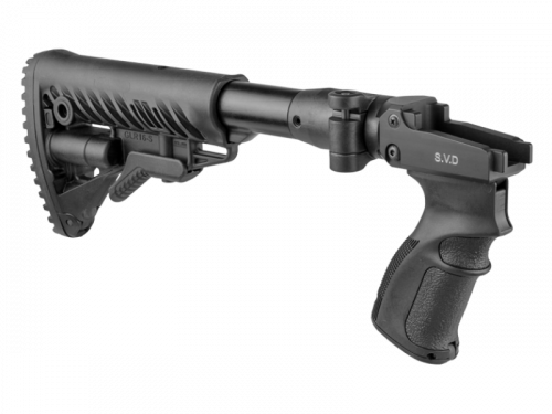 Телескопический складной приклад для СВД  fx-m4svd