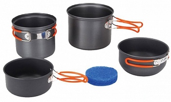 Набор посуды TRC-075 Tramp анодированный алюминий