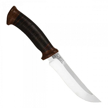 Нож разделочный "Росомаха" кожа, 95х18