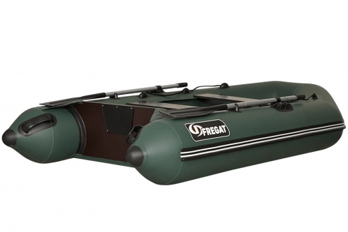 Лодка ПВХ Фрегат 300 ЕК с килем, зеленая