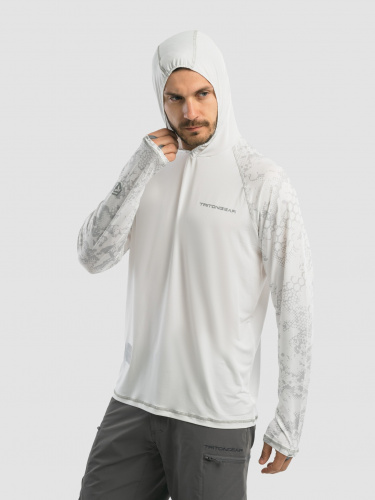 ДЖЕРСИ TRITONGEAR (INTERLOCK, WHITE PRINT БЕЛЫЙ)