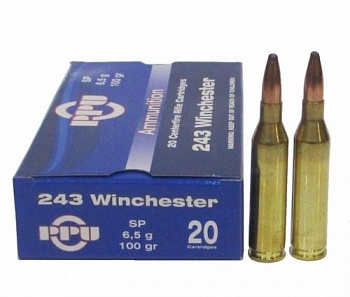 Патрон к.243Win SP 6,5г 1шт