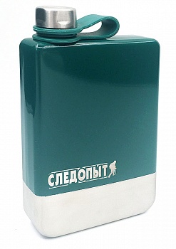Фляжка «СЛЕДОПЫТ Green Edition – Traveller» зеленая,  240 мл,