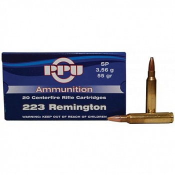 .Патрон к.223 R (PPU SP 3.56 (СЕРБИЯ)) 1шт