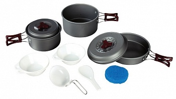 Набор посуды TRC-024 Tramp анодирован алюминий