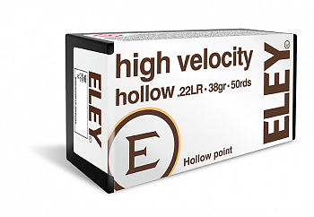 Патрон к.22LR (HIGH VELOCITY HOLLOW (ELEY) 05200) 1уп/50шт