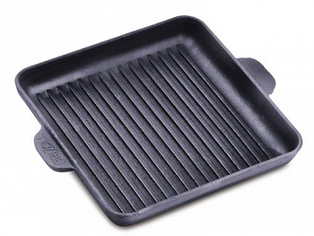 Сковорода-гриль КВАДР с дощечкой 180х180х25 HoReCa BRIZOLL