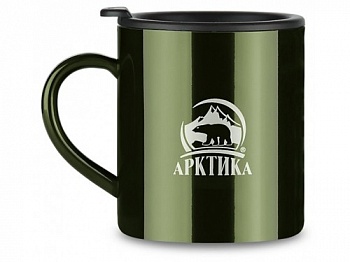 Термокружка невакуумная «Арктика» 802-300 болотная, 0.3 л
