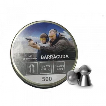 Пуля пневм. Borner "Barracuda",  4,5 (500 шт.) 0,70гр.