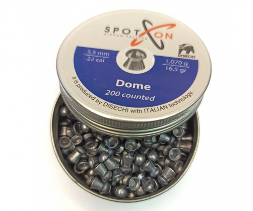 Пуля пневм. SPOTON Dome 5,5 мм, 1,07 гр.