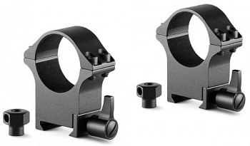 Кольца быстросъемные стальные 30мм на планку weaver высота 7мм k-2