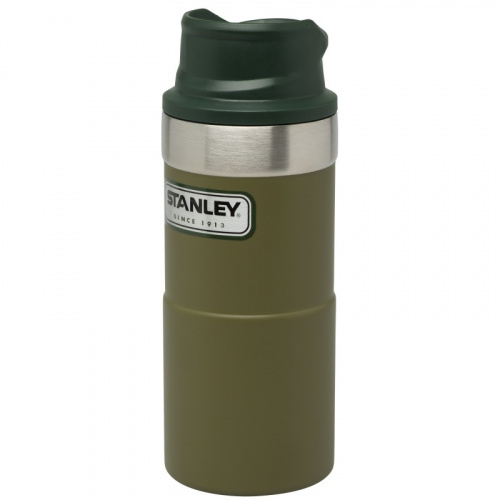 Термокружка STANLEY Classic 0.47L One hand 2.0  Оливковая (10-06439-034)
