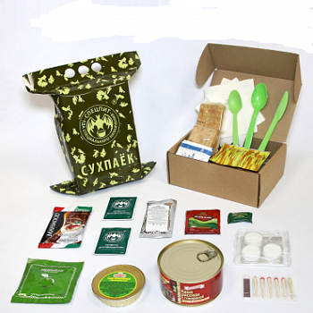 Сухой паек РАЗОВЫЙ "ЗАВТРАК" Вариант 4 (ИРП-ЗАВТРАК4) СПЕЦПИТ