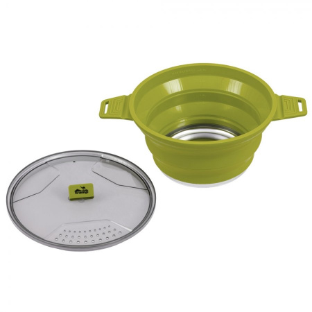 Котелок силиконовый Tramp 2,5л (оливковый)