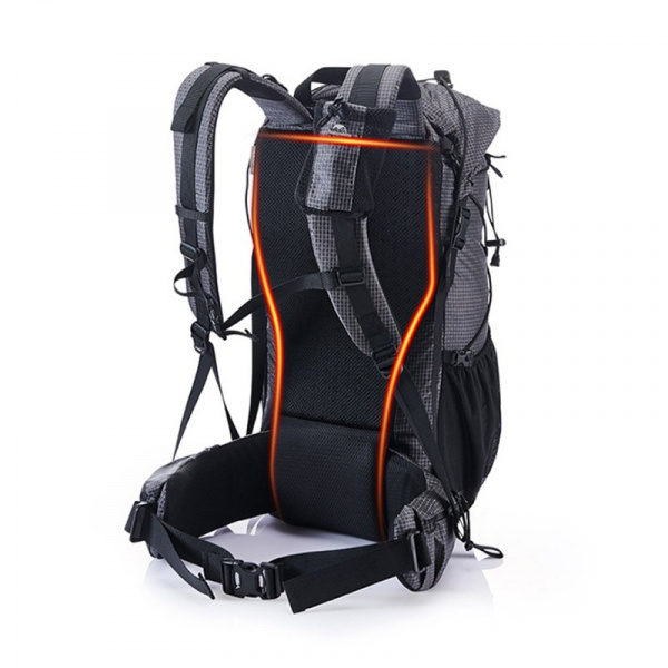 Рюкзак Naturehike NH19BP095 Rock 60L+5L черно-серый, 6927595746370