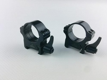 Кольца Rusan быстросъемные Weaver на 25,4мм H10 рычаж.  050-25,4-10-R