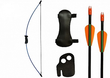 Лук детский классический Centershot Эльф синий (с комплектацией)