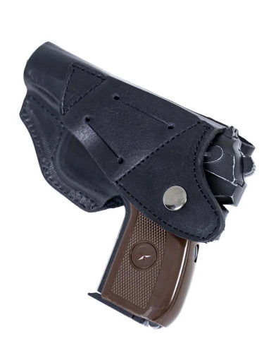 Кобура поясная под ПМ ПММ кожаная,формованная с з/о