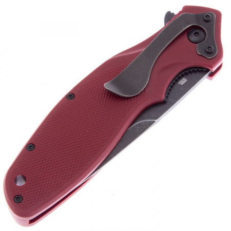 Нож CRKT_K800RKP Shenanigan Maroon -склад., рук-ть бордовый нейлон, клинок 1.41