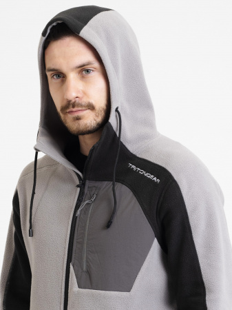 ТОЛСТОВКА ROVER HOOD  (ФЛИС, СЕРЫЙ) TRITONGEAR