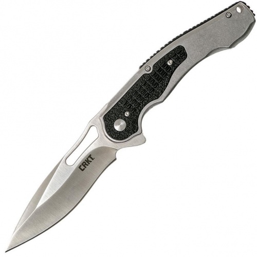 Нож CRKT_5480 Carnufex -складной, рук-ть сталь/нейлон, клинок 8Cr13MoV