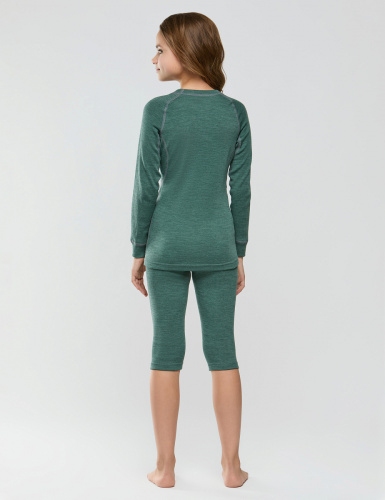 КОМПЛЕКТ NORVEG SPORT WOOL KIDS ДЕТСКИЙ ЦВЕТ ЗЕЛЕНЫЙ МЕЛАНЖ, КОМПЛЕКТ NORVEG SPORT WOOL KIDS ДЕТСКИЙ ЦВЕТ ЗЕЛЕНЫЙ МЕЛАНЖ,
