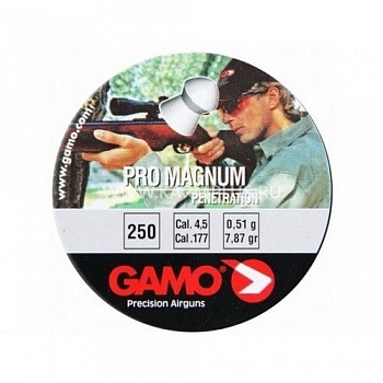 Пуля пневм. "Gamo Pro-Magnum", кал. 4,5 мм. (250 шт.)