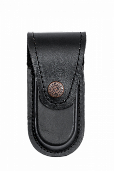 Чехол для ножа "Ворсма" (м) / кожа / черный