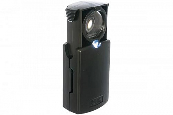 Лупа с подсветкой «Следопыт», кратность 30 х, d л. 21 мм,с компл. батареек, вес