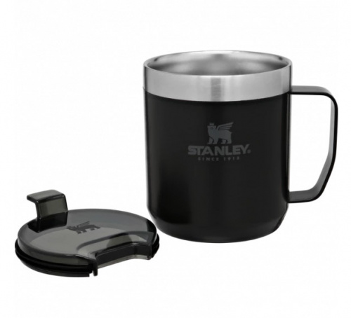 Термокружка STANLEY Classic с ручкой 0,35L (10-09366-006) чёрная