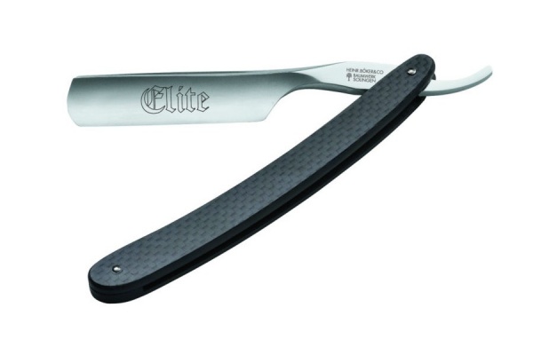 Бритва опасная Rasiermesser Elite Carbon 6/8 рукоять карбон BK140614