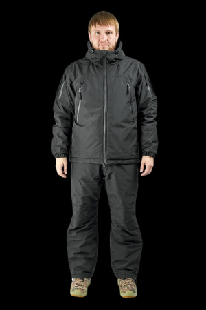 КОСТЮМ ЗИМНИЙ АЛЬФА ЦВЕТ BLACK