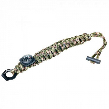 Браслет Tramp выживальщика (компас, огниво/2 метра паракорда) (паракорд, камуфля
