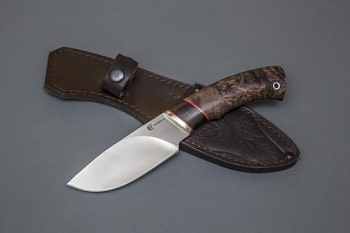 Нож Разделочный,ст.Vahadis 10,мельхиор,набор,рукоять из стабилиз.дерева