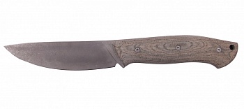 Нож "Флагман". Накладной монтаж. Сталь клинка - CPM 20CV, финиш - галтовка. Руко