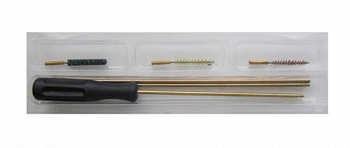 Набор для чистки ружей, кал.4,5 мм с латун. шомполом 4мм. (в блист.)
