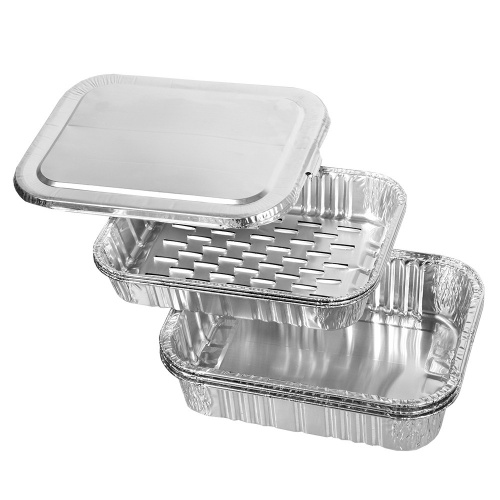 Коптильня одноразовая 20х15 см, 3 шт. в наборе ( в компл. ольховая щепа)