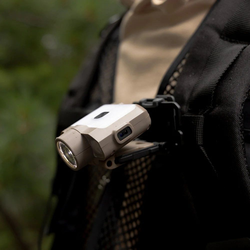 Фонарь налобный CLAYMORE Capon 120D UV цв. Tan