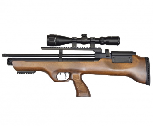 Винтовка пневм. Hatsan FLASHPUP QE, cal.6,35, 3 Дж (РСР, дерево)