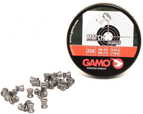 Пули пневматические GAMO MATCH 4,5мм (250шт)
