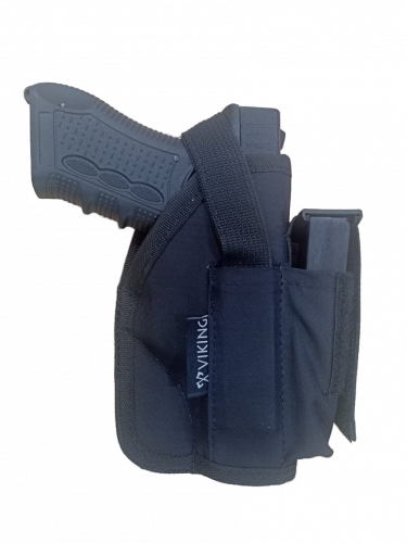 Кобура открытая для пистолетов ПЯ, Глок с карманом торцевым; ЧЕРНЫЙ; 500 D