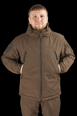 КОСТЮМ ЗИМНИЙ АЛЬФА TW-1-02 ЦВЕТ BROWN