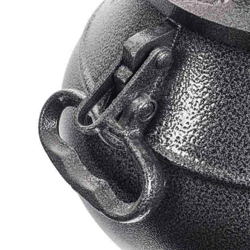 Афганский казан на 20 литров черный с боковыми ручками