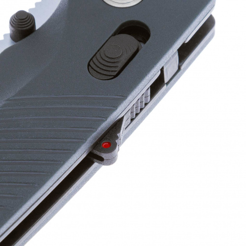 Нож SG_11-18-11-41 Flash AT Urban Grey -полуавтом, рук-ть сер.GRN, клинок сатин, D2