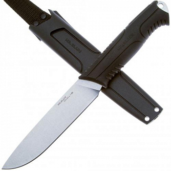 Нож "OWL-B" Stonewash, Black