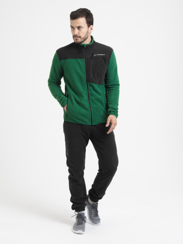 КОСТЮМ TRAIL (ФЛИС, ЧЁРНО-ЗЕЛЕНЫЙ) TRITONGEAR
