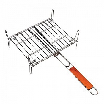 Решетка-мини мангал Grillboom 32х27х14см дерев руч