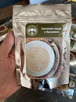 Овсяная каша с бананом, 80г